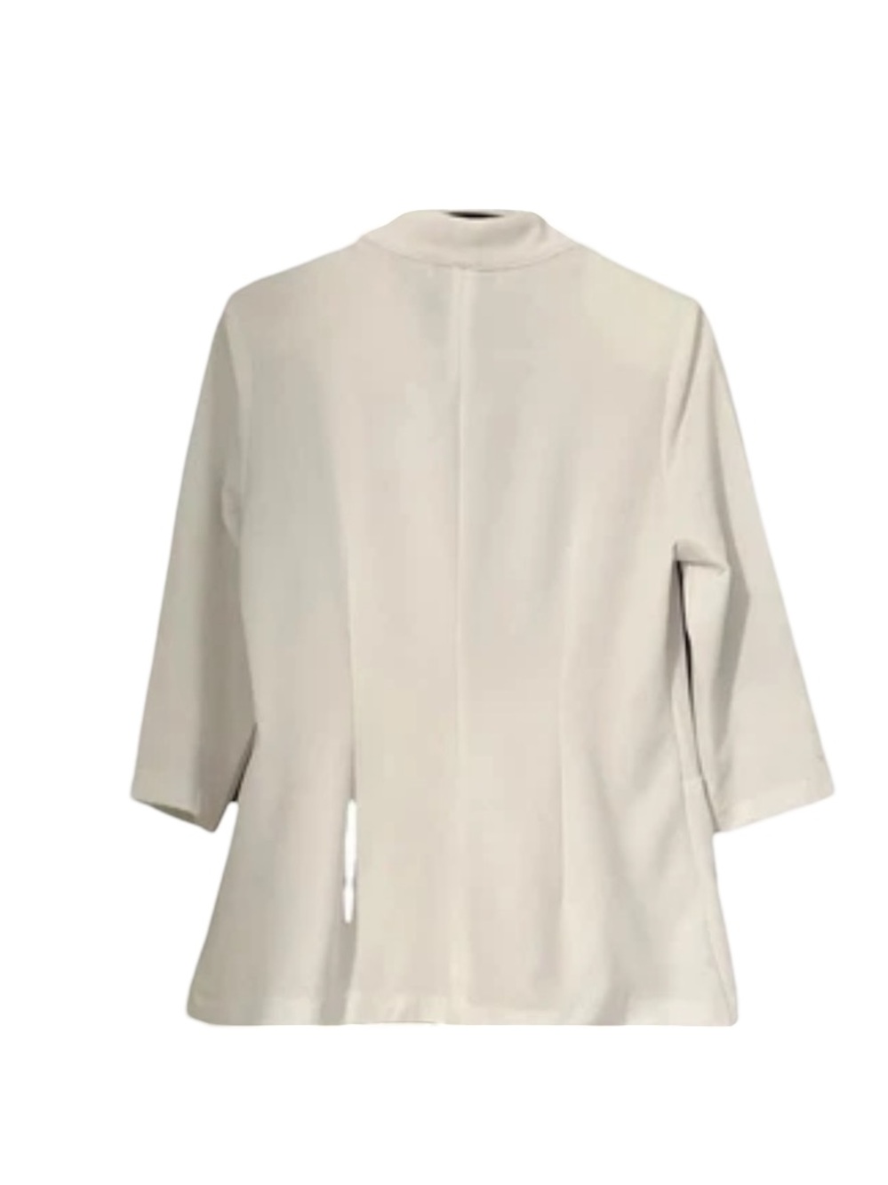 Carole Wren White Blazer With Silver Rose Size Small, Spring, Summer, Brunch - Picture 3 of 7
